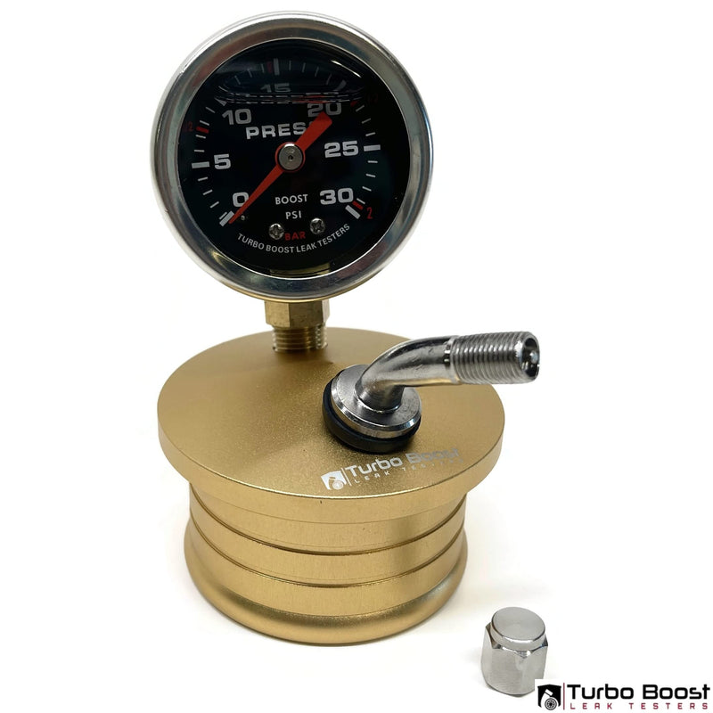Turbo Boost Leak Testers 3" for 3" Turbo or Intake Pipe - Universal Test Kit - Test Upto 30 PSI - Premium - 6061 Aluminum - Restore Power! 3" (76mm) Boost Leak Tester