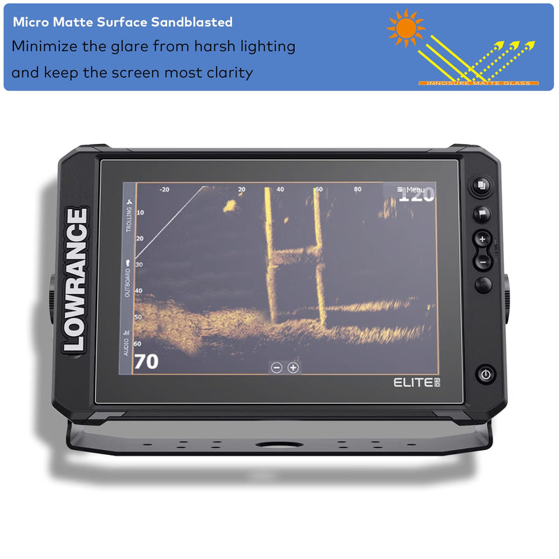 Premium Tempered Glass Screen Protector for Lowrance Elite FS 10 Inch Touchscreen Fish Finders Accessories Anti Scratch (HD Clear) Elite FS 10" - HD Clear