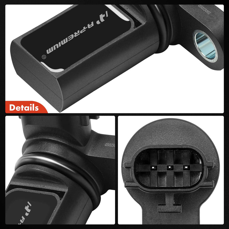 A-Premium Camshaft Crankshaft Position Sensor Compatible with Nissan & Infiniti Vehicles - 3.5L V6 - Altima, Maxima, 350Z, Murano, Quest, FX35, G35, M35 - Set of 3