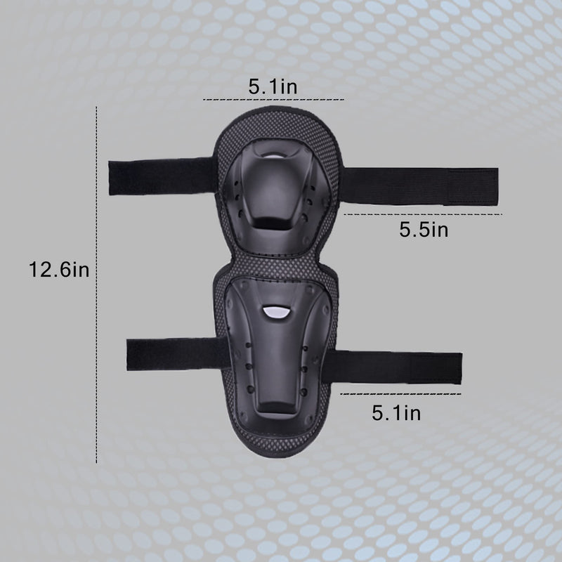 Motorcycle Knee Pads & Elbow Pads for Adults (4Pcs) Adjustable Knee Shin guards for Cycling Skating Skateboarding (Elbow&Knee Shin Guards(4pcs)) Elbow&Knee Shin Guards(4pcs)