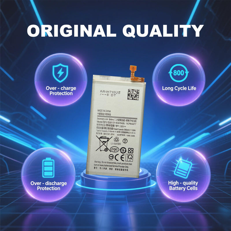for Galaxy S10e Cellphone Battery Replacement Kit EB-BG970ABU, with Installation Guide & Repair Tools