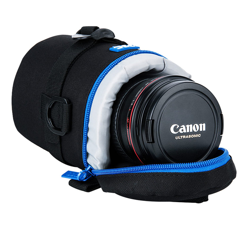 JJC Water Resistant Deluxe Lens Pouch Case Bag, Compatible with Canon RF 85mm f2 Macro/EF 100-300mm/ EF 75-300mm III USM/EF 135mm 2L /24-70mm 4L IS USM, NK 70-300mm f4-5.6G/ 55-300mm 4.5-5.6