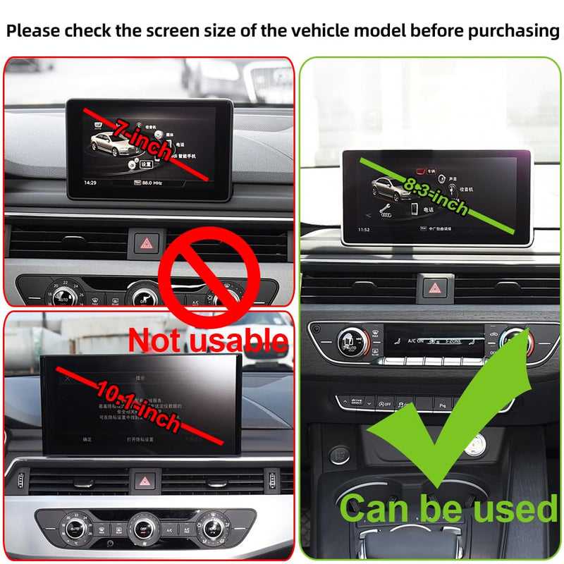 Car Phone Holder for Audi Q5/SQ5Auto Accessories[Only for Audi 8.3-inch Screen , Include：2018-2020 Q5 / SQ5][Please verify your screen size to determine if it is suitable][XX No Fit 7-inch Screen XX]