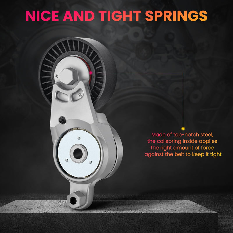 BDFHYK 39106 Belt Tensioner Assembly Pulley Compatible with 2009-2021 Lexus NX300h & Scion tC & Toyota Highlander RAV4 Camry Venza Sienna l4 2.5L 2.7L,Tensioner pulley Replacement 89660 49449 SK39106