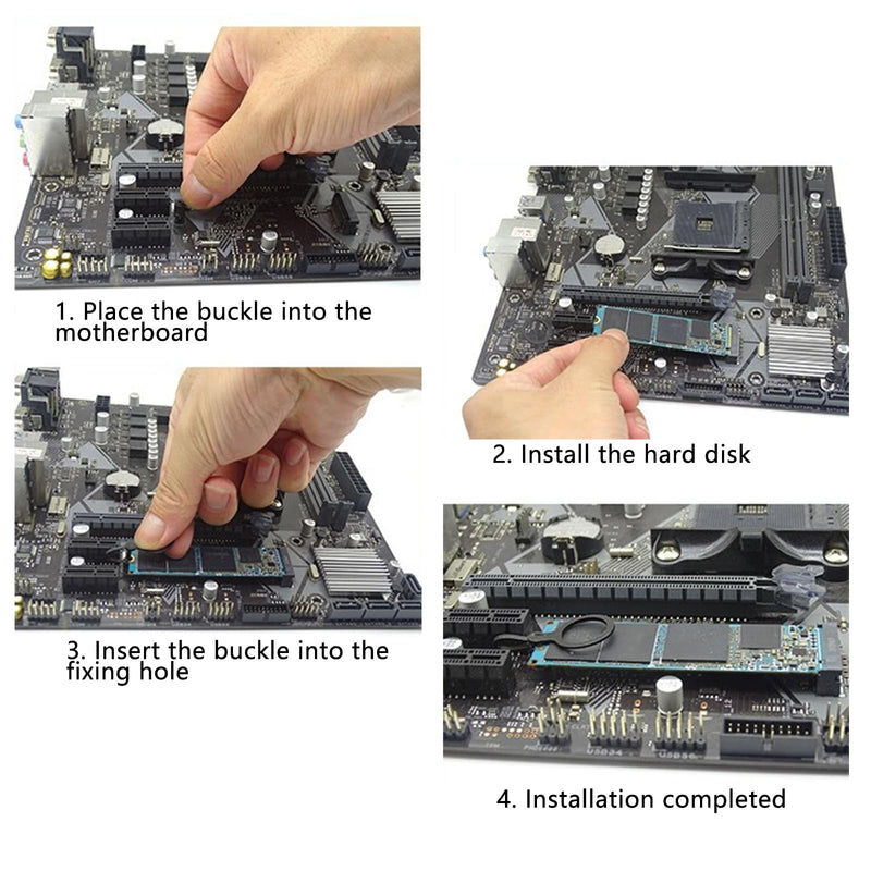 25PCS M.2 SSD NVMe PC Motherboard Screws Mounting Tools Kit Compatible with ASUS Motherboards with Stud and Screwdriver Computer Parts