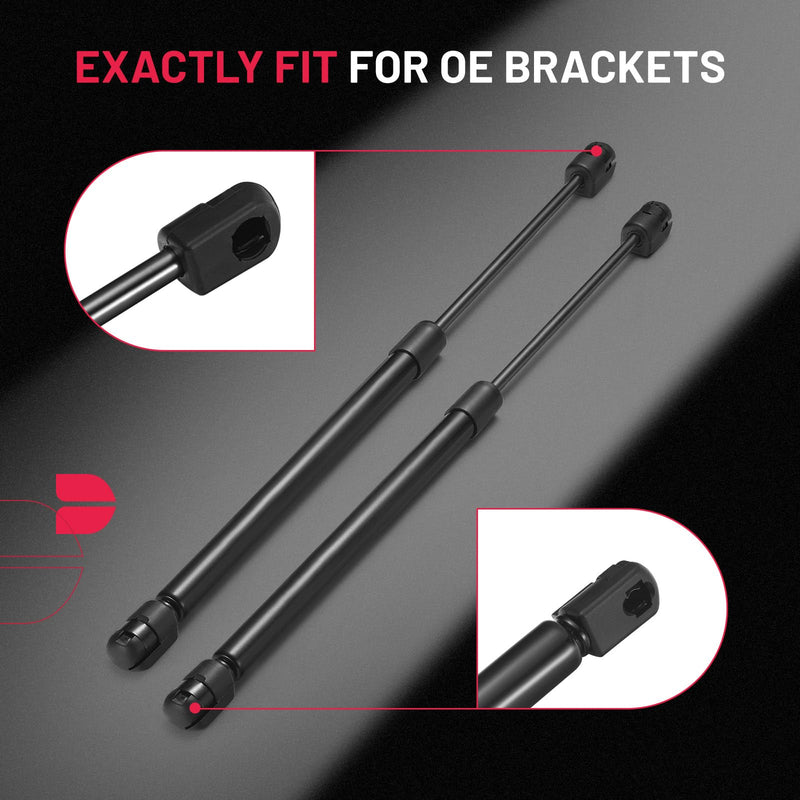 BDFHYK C16-06389 14 Inch 24 Lbs Truck Camper Shell Gas Shocks Struts Lift Support Gas Spring for Truck Cap Window Leer Topper Camper Shell Tool Box Chest C1606389 24 Lbs / C16-06389