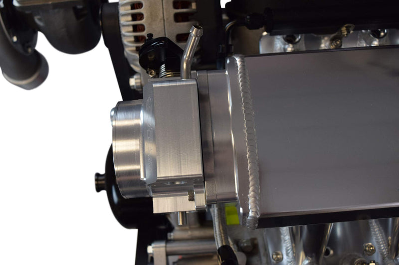 ICT Billet LS 92mm Throttle Body to 102mm Intake Manifold 4 Bolt TB Adapter LS1 LS3 LSX 551571 Natural