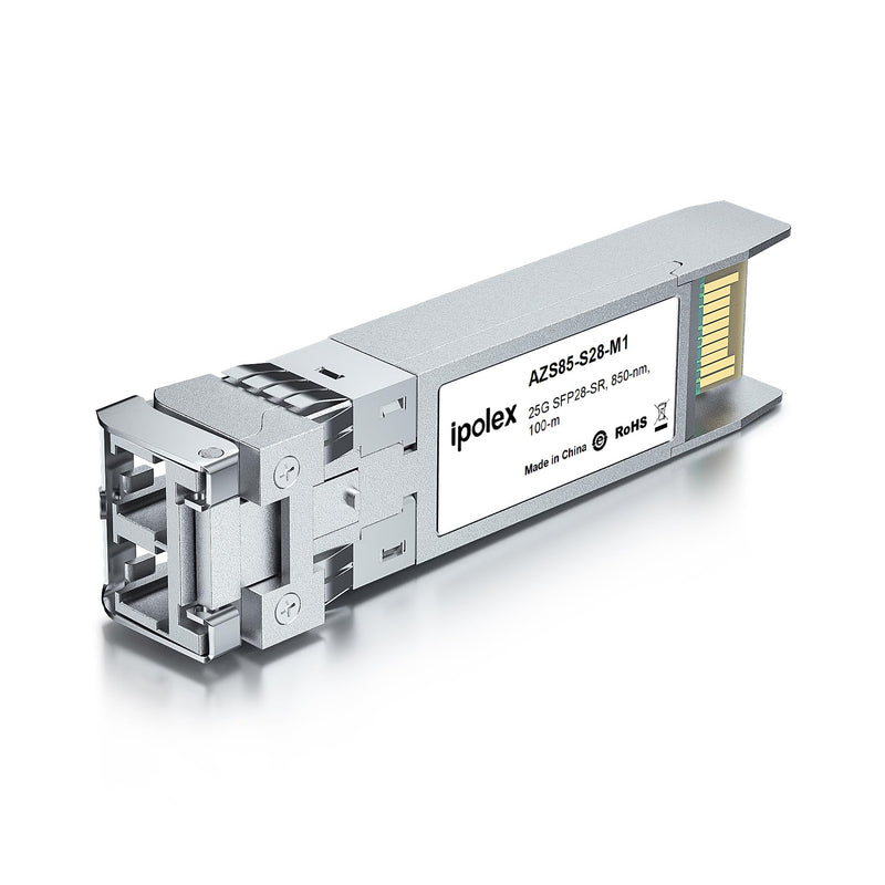 ipolex 25GBase-SR SFP28 SFP+ Transceiver Compatible with Cisco SFP-25G-SR-S, 850nm Duplex LC MMF, up to 100-m, DDM For Cisco