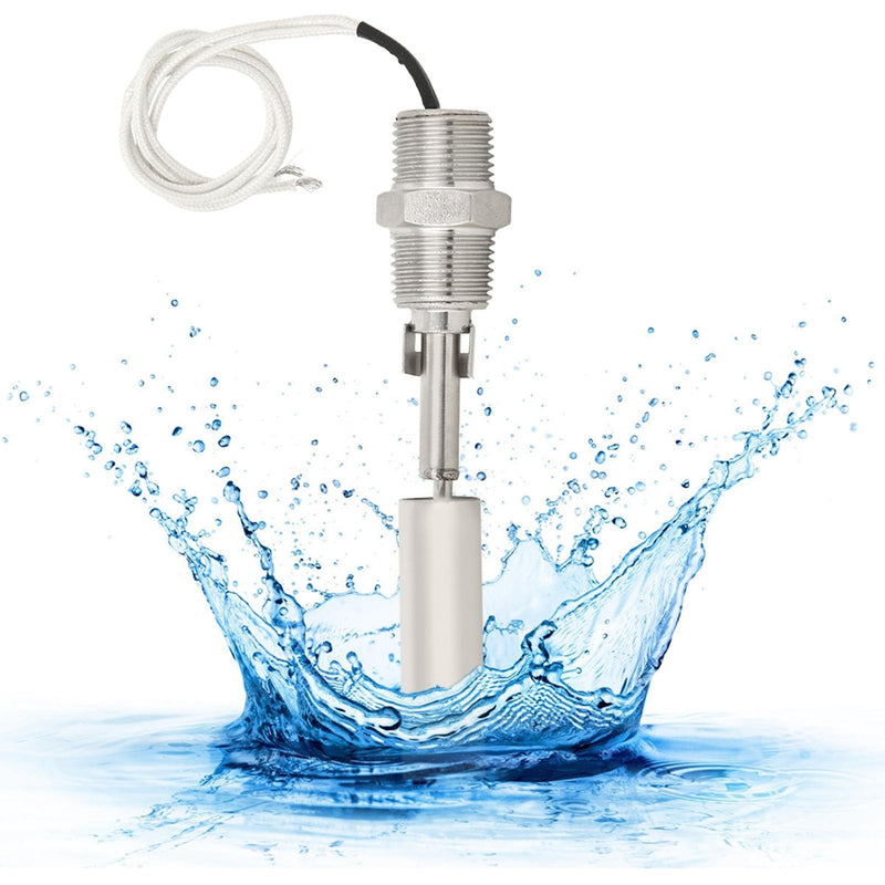 Topyond Stainless Steel Water Level Sensor with Male Thread 1/2 NPT and DC0-110V for Liquid Level Detection