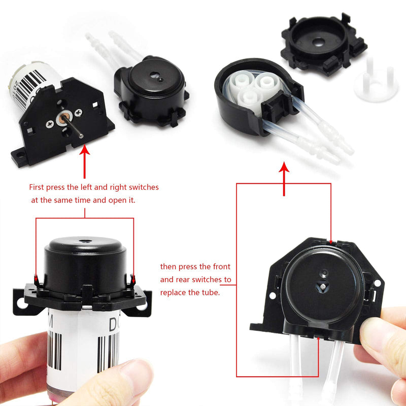 Gikfun M8 Liquid Level Sensor Fish Tank Water Float Switch, 12V DC Dosing Pump Peristaltic Dosing DIY