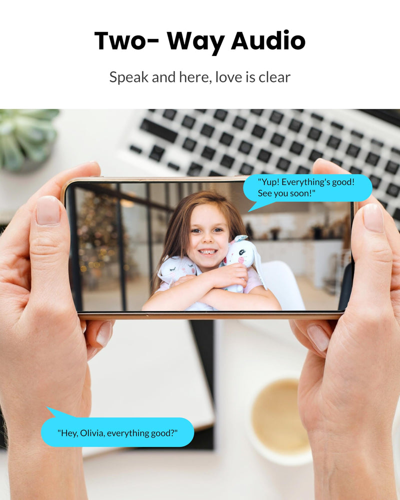 Dual Lens Security Camera Indoor 5G/2.4G WiFi, 2.5K Pet Camera with Pan Tilt for Home, Baby Monitor, AI Tracking, Color Night Vision, 2-Way Talk, No Dead Zone, 355° View, Alexa/Google