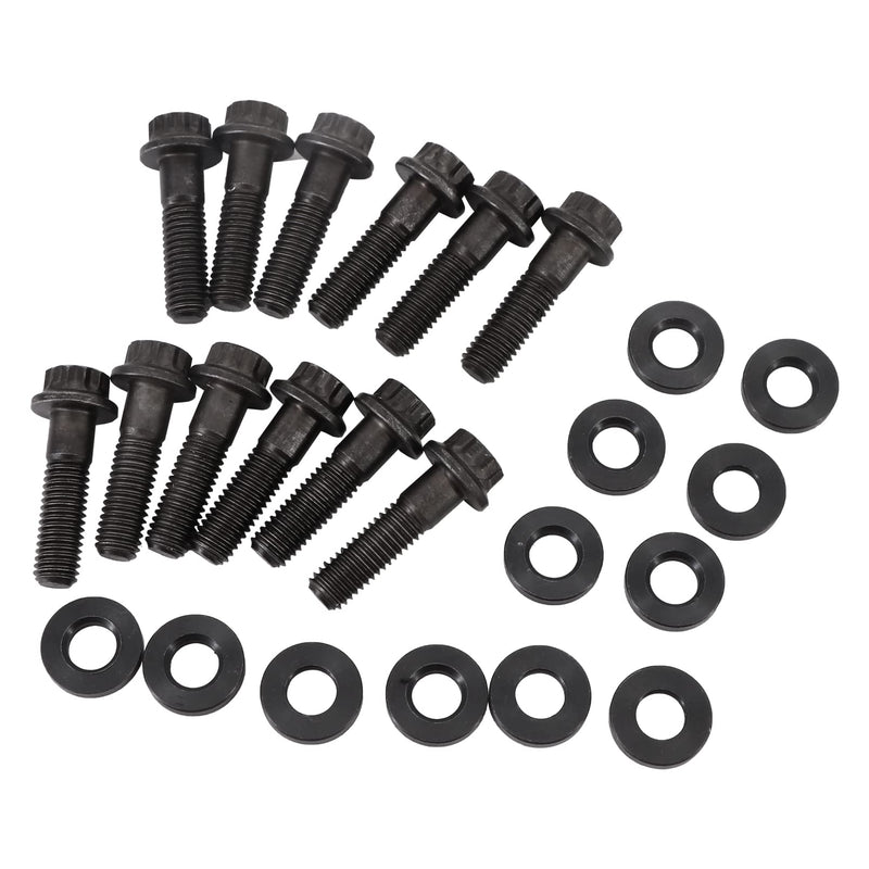 Dokili 134-1202 A.RP Chromoly Exhaust Header Bolt Kit 3/8˝ Wide for G.en III LS LS1 LS2 LS3 LS6 Pack of 12