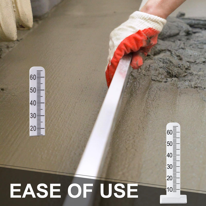 CroBlissful 100 Pcs Self Leveling Pins 2.36 Inches (60 Mm) Level Stick Pegs for Tile Stone Ceramic and Floor Concrete Tools