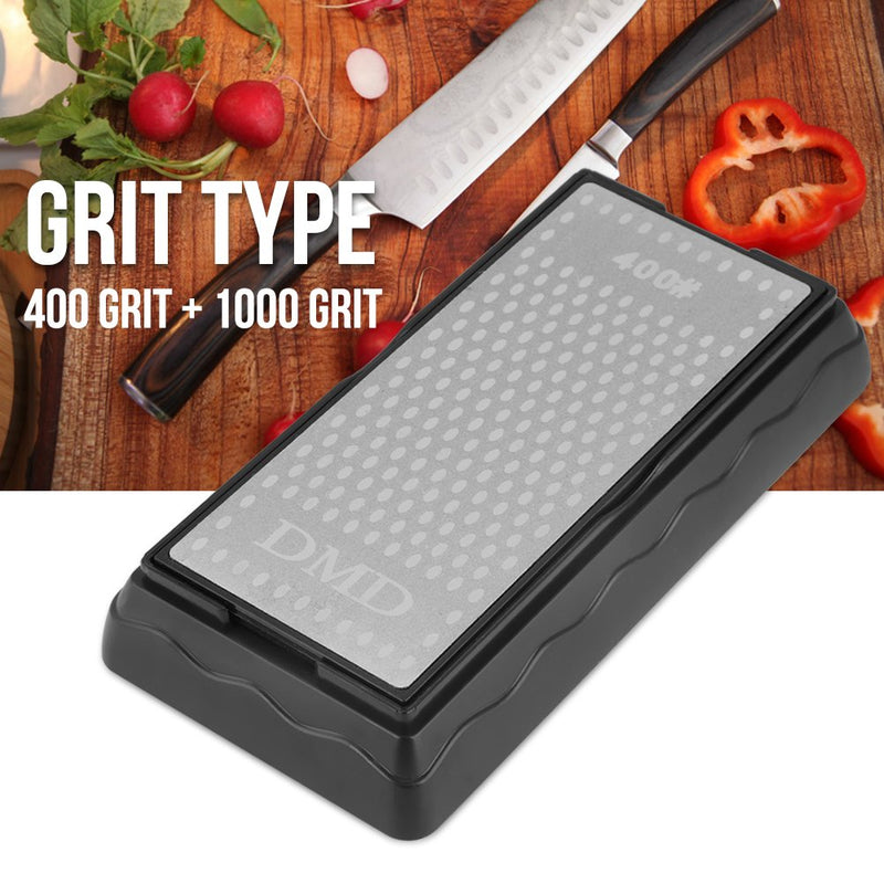 200 x 70mm Diamond Sharpening Stone, 400&1000 Kitchen Knives Grinding Stone