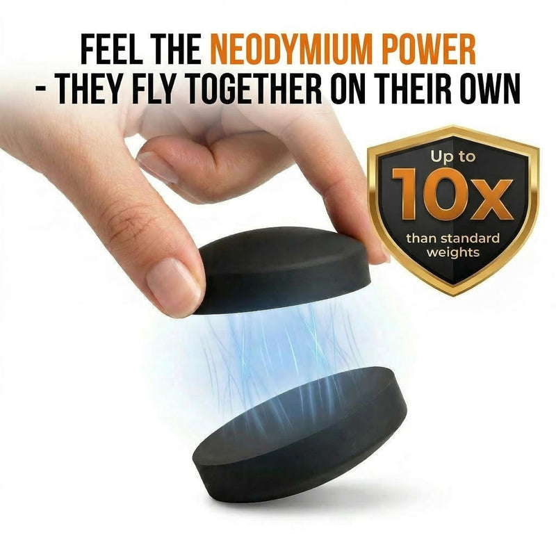 Magnetic Screen Weights for Wind - 4 Pairs Heavy Duty Screen Door Magnets - Each Pair Weighs 3 oz (Total 12) - Silicone Wrapped Outdoor Curtain Weights - Made of Neodymium, up to 10x Stronger Grip