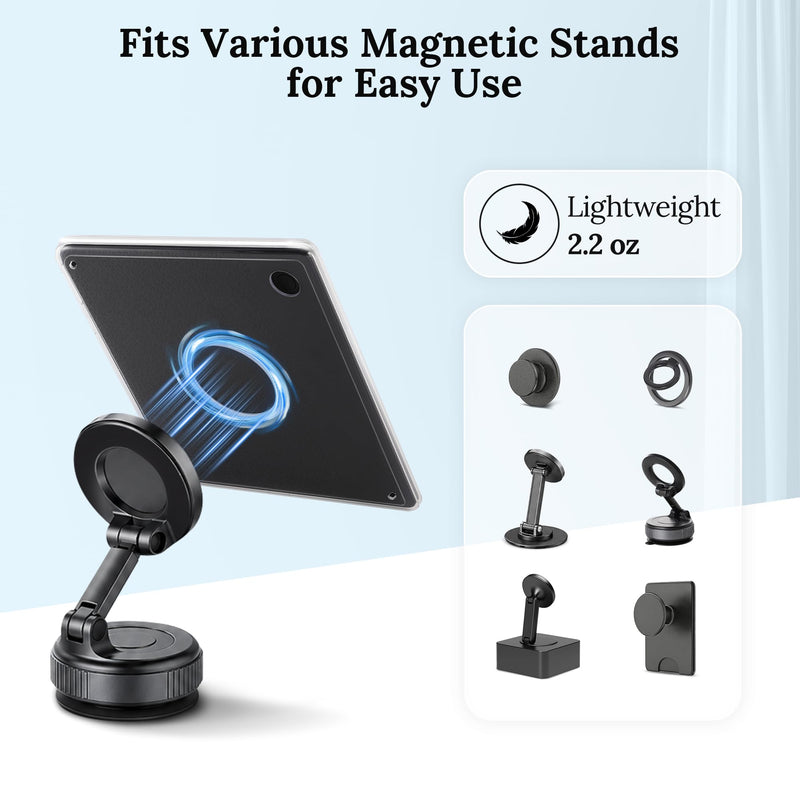 Magnetic Rotating Stand Case for 7" Kobo Libra 2 (2021) | Magnetic Detachable, Auto Wake/Sleep, Adjustable Stand, Anti-Slip Grooves, Clear PC Case, Soft TPU Edge, Light Blue 7" Kobo Libra 2 2021 Released