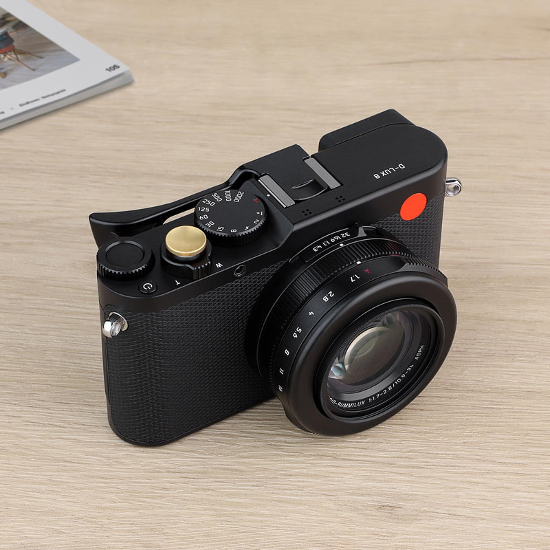 Haoge Metal Thumb Up Grip for Leica D-LUX 8 Camera Digital AccessoriesTHB-D8B Hot Shoe Thumb Up Rest Support Handgrip