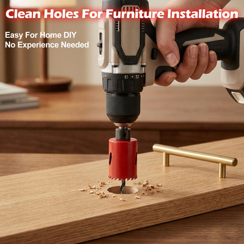 6"(152MM) Bi-Metal M42 Hole Saw with 8% Cobalt– Deep Cut 2" Depth HSS Hole Cutter for Wood, Plastic, Drywall, Metal Sheet & Hardened Stainless Steel（Without Arbor） M42 6 in Deep Hole Saw 1