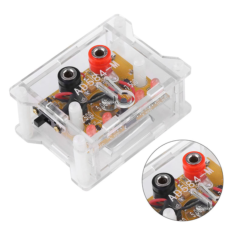 AD584KH Voltage Reference Module, 4 Channel Calibration Board with Transparent Housing for Electronics Engineers and Hobbyists 92g