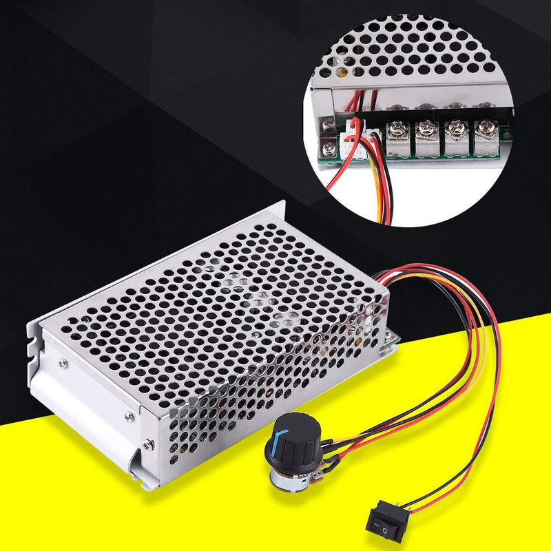 Universal DC Motor Speed Controller 10-50V, PWM Control Switch Governor for Brush Motors – Industrial Use,