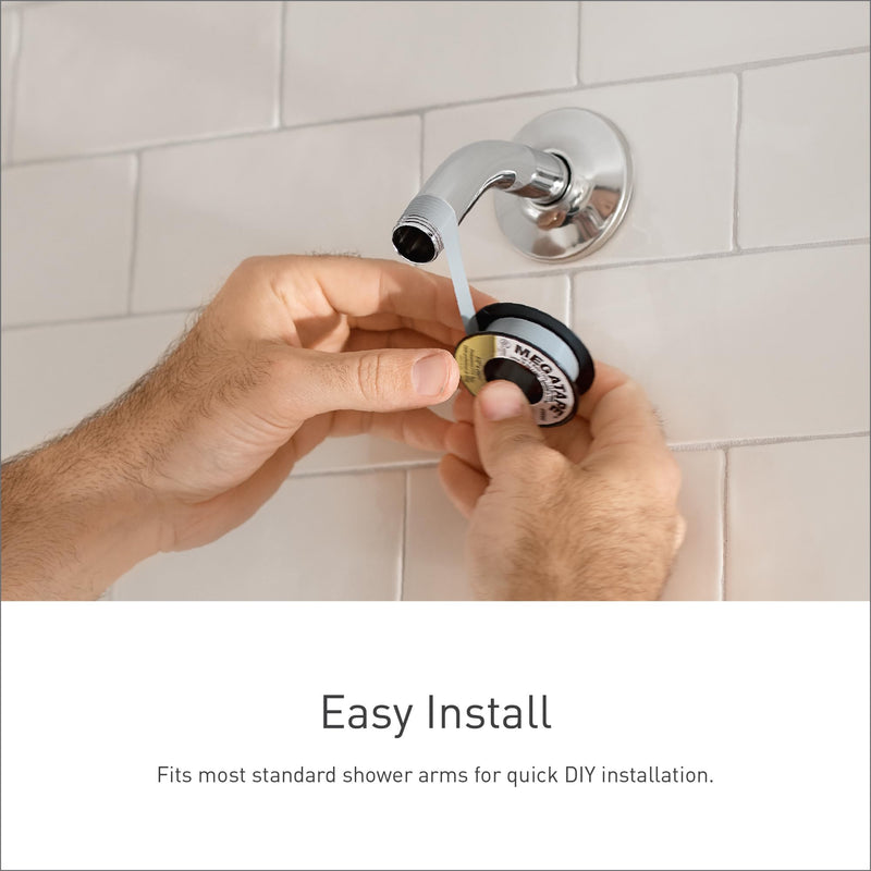Moen Chrome Six-Function 4-1/2" Diameter Spray Head Eco-Performance Showerhead, 6512EP15 1.5 GPM