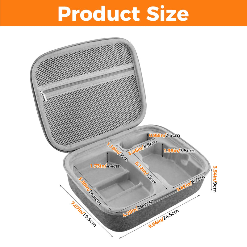 Hard Drone Case for DJI Mini 4K/2/2 SE | Portable Travel Storage Bag Fits Fly Combo, Holds Drone, Batteries, Charger, Cables, Propellers and Accessories
