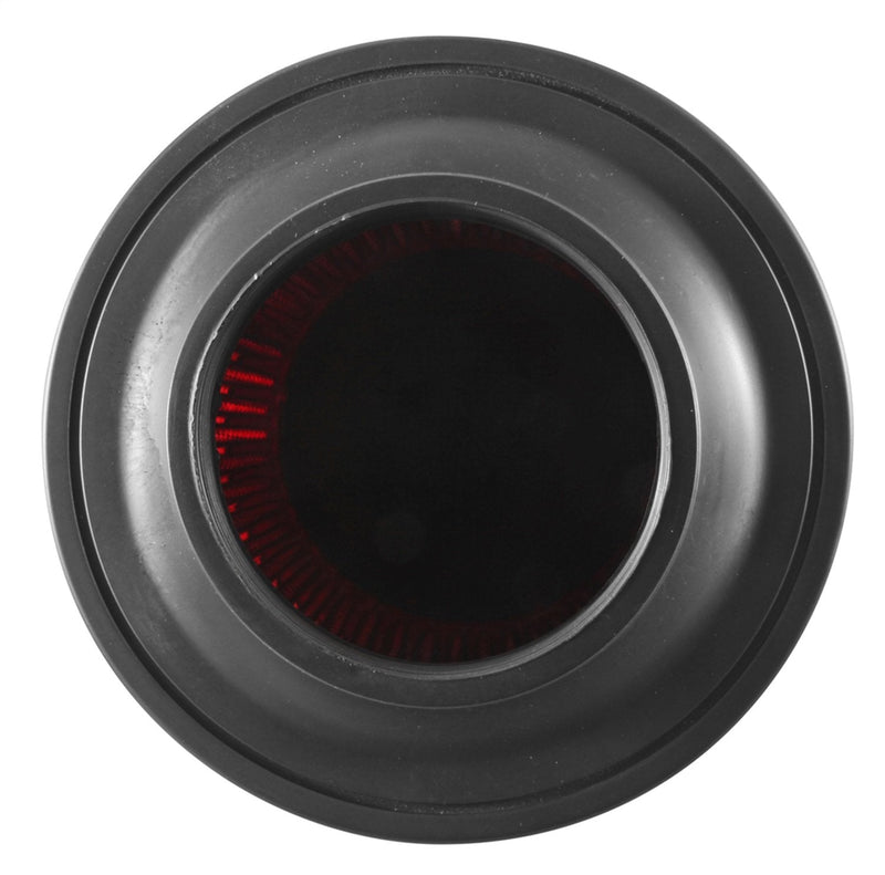 Spectre Performance Universal Clamp-On Air Filter: High Performance,Washable Filter: Round Tapered,3 in (76 mm) Flange ID,6.5 in (165 mm) Height,6 in (152 mm) Base,4.75 in (121 mm) Top,SPE-9132,Red