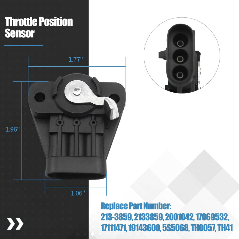 Throttle Position Sensor Fit for Chevy for GMC for Oldsmobile Bravada for Pontiac Replace 213-3859 2133859 2001042 17069532 17111471 19143600