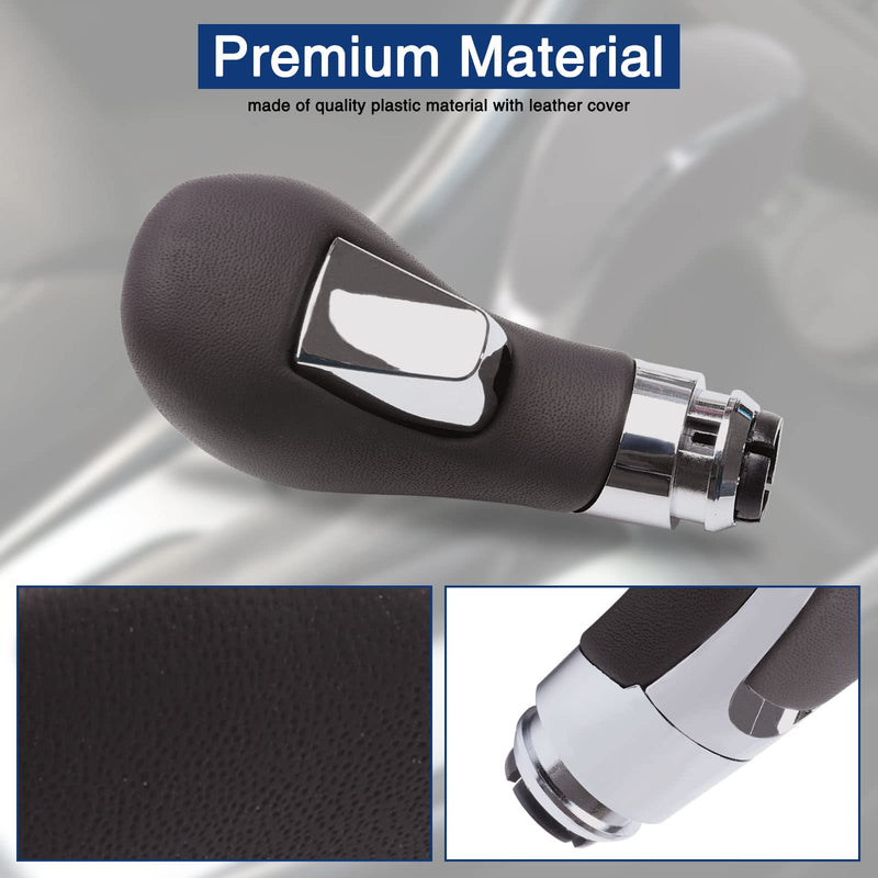 Gear Shifter Knob Compatible with Buick Verano 2012-2017 Car Gear Shifter Replacement -Brown Brown
