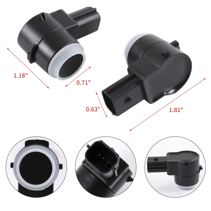  [AUSTRALIA] - JDMSPEED Set of 4 Pcs Rear Bumper Backup Parking Sensor w/O-Ring Replacement for Chevrolet Cadillac GMC Chevy Saturn Buick Replaces 25961317 15239247 25961321 21995586 25962147 Parking Assist Sensors