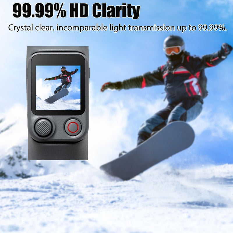 PCTC 3 Pack Screen Protector for DJI Osmo Mobile 8 Pro Accessories | 9H Hardness Tempered Glass, Anti-Scratch, Bubble-Free, HD Clear, Anti-Fingerprint