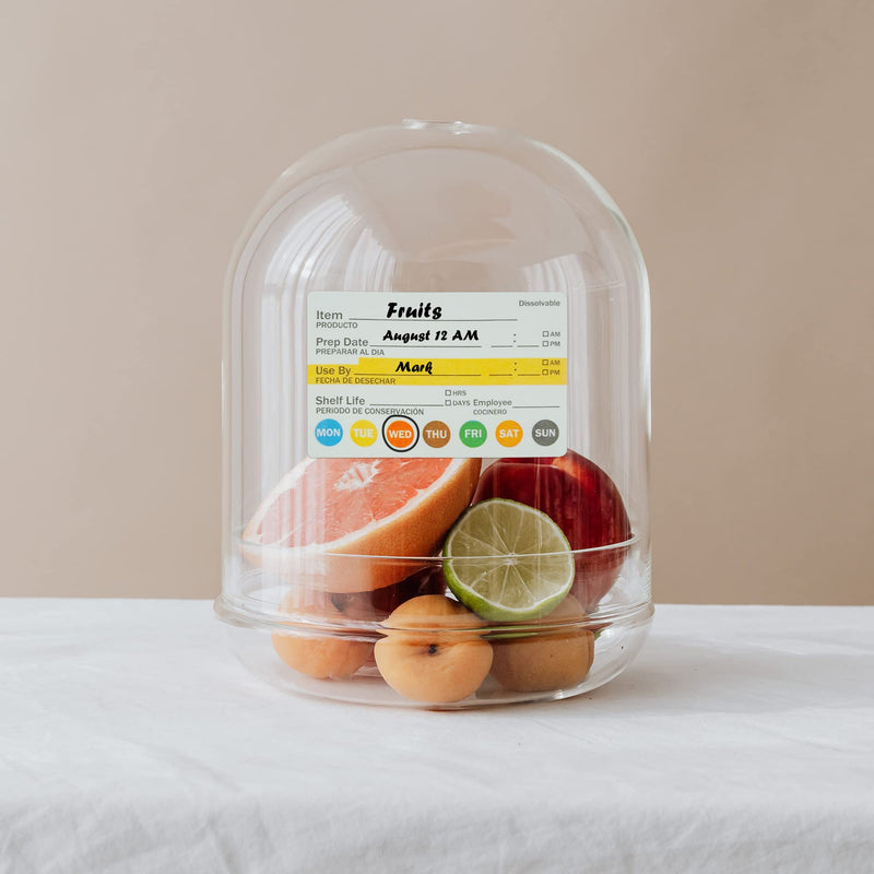  [AUSTRALIA] - L LIKED Dissolvable Label Shelf Life for Food Rotation Use by Stickers 2 x 3 Inch Roll of 250 Labels 2X3 Inches
