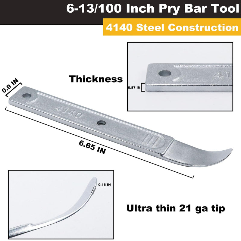 AKGUN 4140 Pry Tool, Car Trim Removal Tool Kit, Trim Removal Tool Pry Tool, Mighty Miniature Portable Multitool, Door Panel, Window Screen Removal