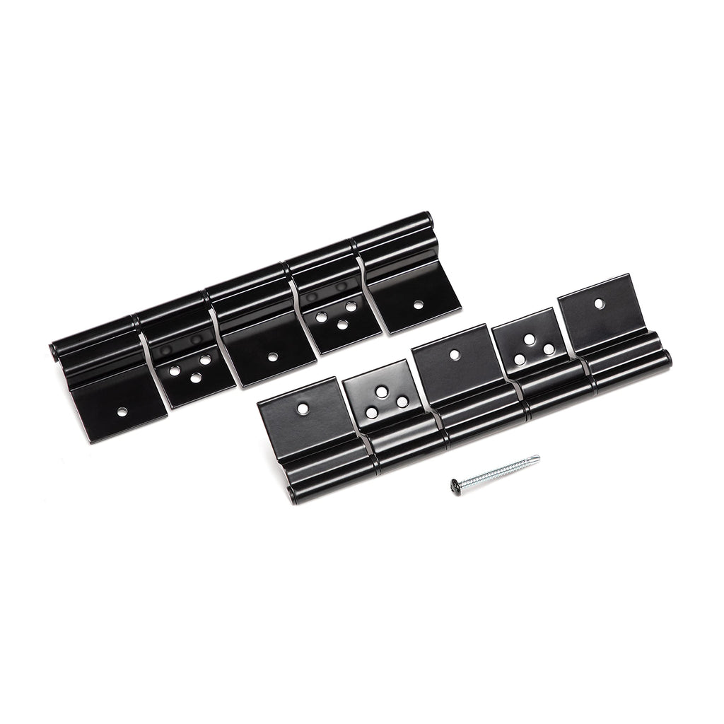 Lippert Components RV Entry Door Friction Hinge Kit for 5th Wheel, Travel Trailer and Motorhome (Pack of 2) Black