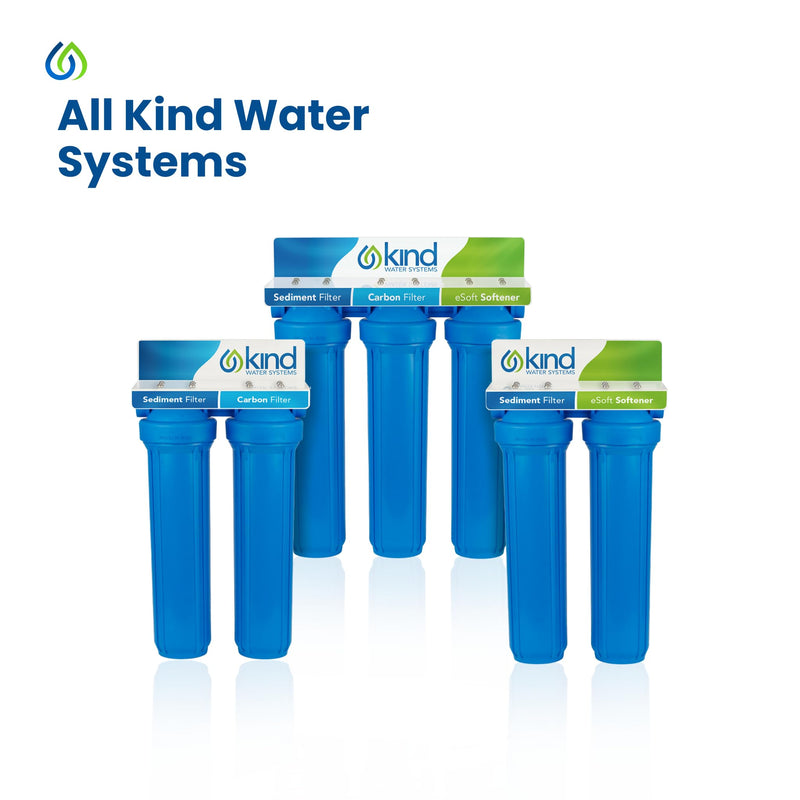 Kind Water Systems Kind Water 5-Micron Sediment Filter Replacement – Kind & Evo E-1000/E-2000/E-3000 Whole House Systems – Includes O-Ring & Lubrication – 6–12 Month Filter