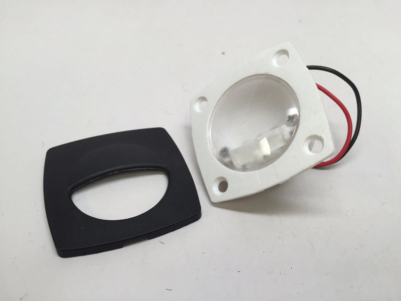 Pactrade Marine 4 Pieces Boat LED RV Trailer Cool White Square Courtesy Light 2.24"x2.24"