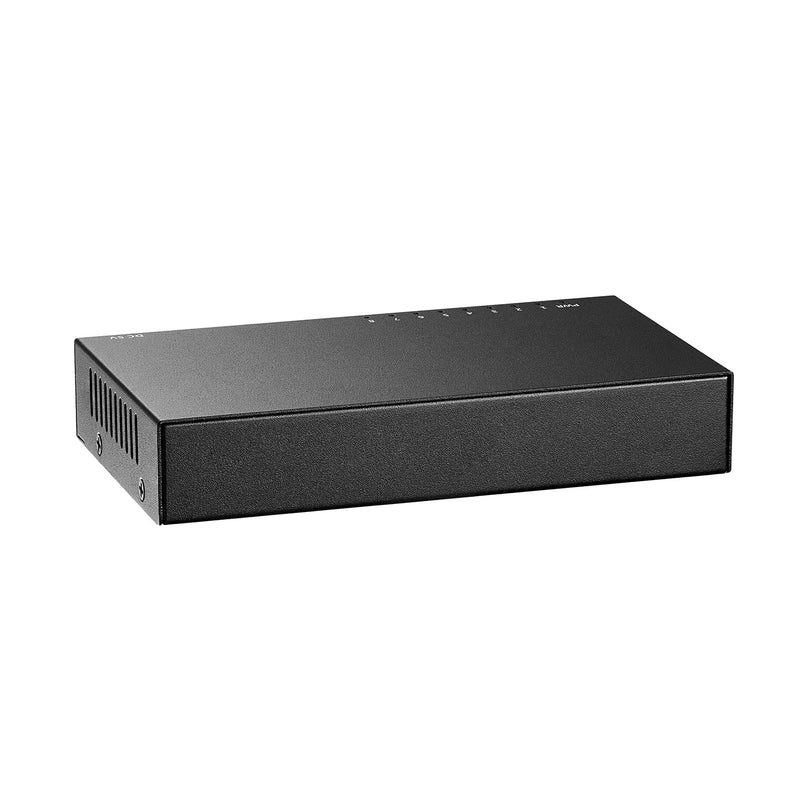 MokerLink 8 Port Gigabit Unmanaged Ethernet Switch, 8 x 100/1000Mbps Ports, Home Office Network Hub Splitter, Metal Desktop & Wall Mount Network Switch 8x1G