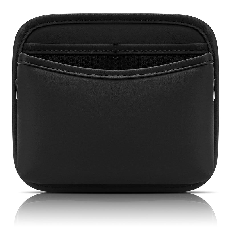 Accmor Universal Car Side Pocket Organizer, PU Leather Car Pocket Pouch for Car Seat, Door, Window, Console, Multifunctional Car Organizer Accessories for Phone Sunglasses Keys Cards, black 1