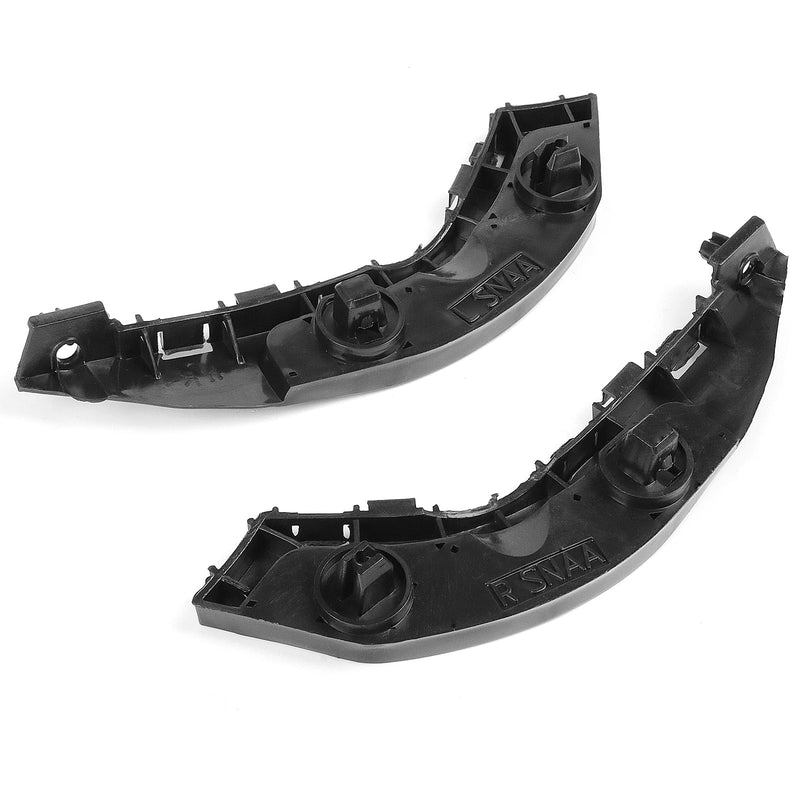 Pair Plastic Front Bumper Bracket Left & Right Driver&Passenger Side for 2006 2007 2008 2009 2010 2011 Honda Civic Sedan, 71193-SNA-A02 71198-SNA-A02, Replaces HO1043114 HO1042114 2006-2011 Civic Bumper Bracket