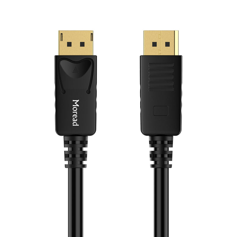 Moread DisplayPort 1.4 Cable, 6FT, 5-Pack, 8K@60Hz, 4K@240Hz, 32.4Gbps | Office & Workstation Ready, NVIDIA RTX & AMD Radeon Compatible, Professional Display Support 6 feet