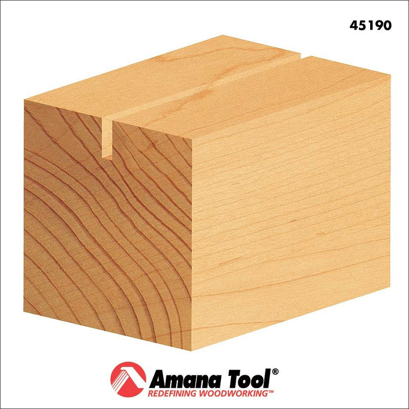 Amana Tool - 45190 Solid Carbide Cutting Edge Straight Plunge High Production 1/16 Dia x 3