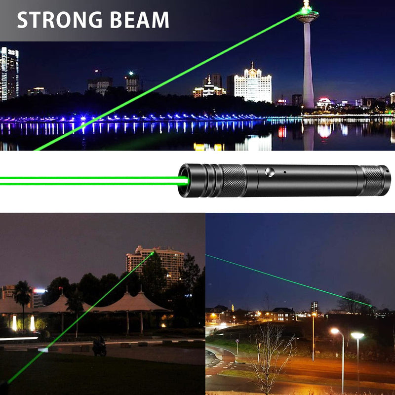 Green High Power Laser Pointer Long Range Strong Beam Laser Pointer Rechargeable