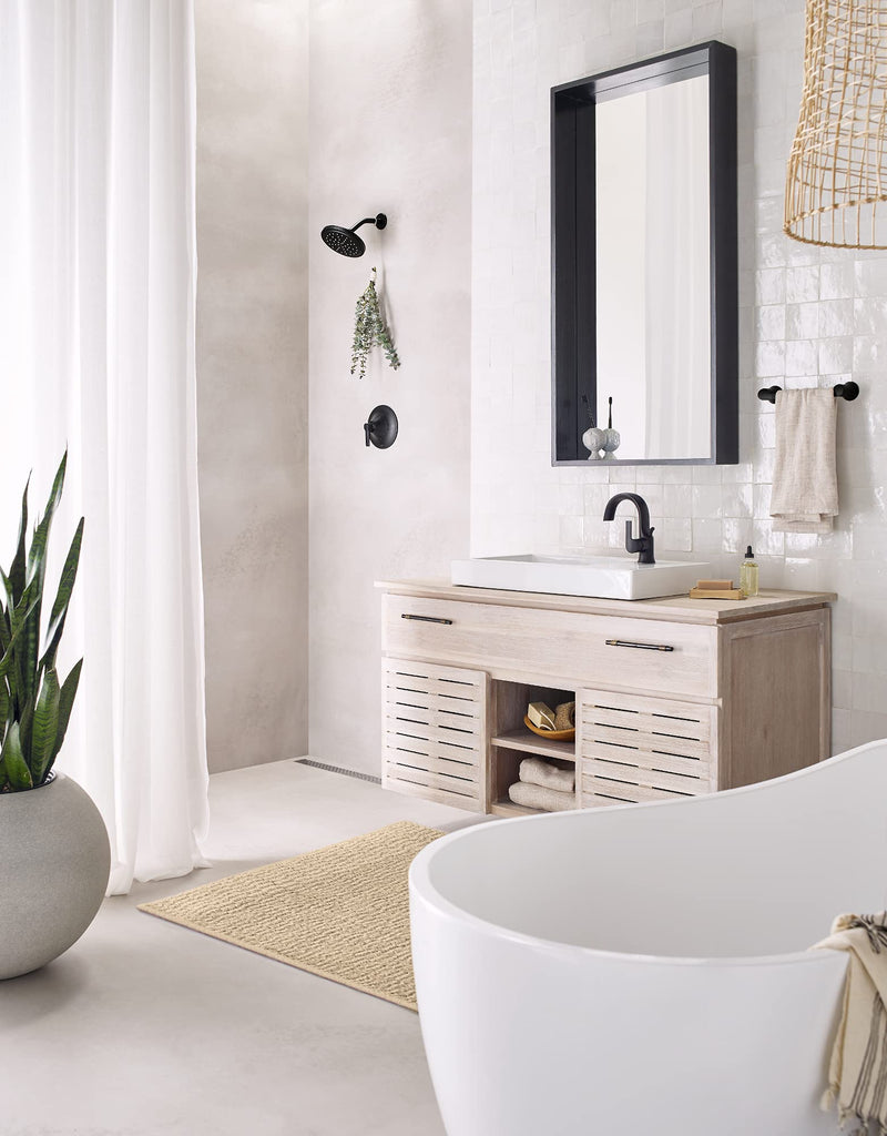 Moen Doux Matte Black Bathroom Towel, Hand Towel Bar, YB0286BL