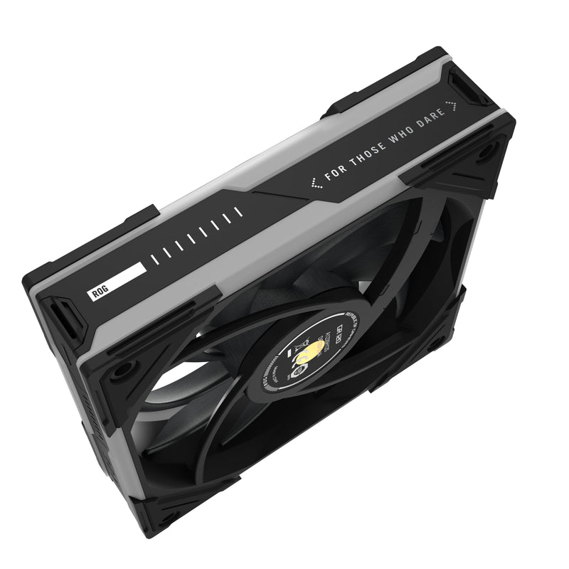 ASUS ROG Eurux GR120 ARGB Reverse PWM Fan Single Pack 120mm PWM, 2200RPM, Patented Daisy-Chain, Custom Lighting Effects