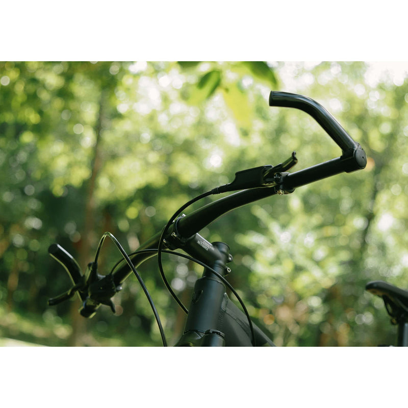 Thinvik Bike Bar Ends, Aluminium Alloy MTB Bicycle Handlebar Ends, Bike Bar Extender, Black