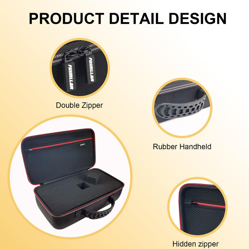 Hard Storage Case with Customizable Foam Insert - Protective EVA Case for Cameras, Gaming Consoles, Precision Instruments and Stethoscopes