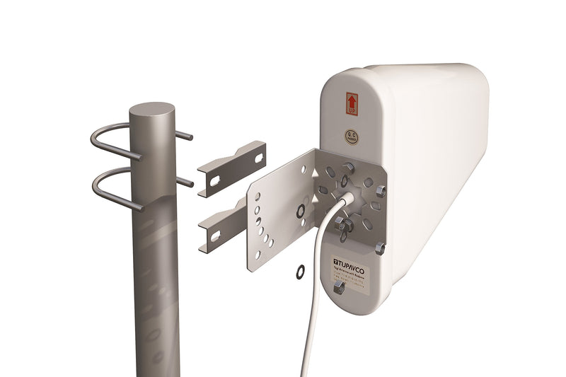 Yagi Directional Antenna 3G/4G/LTE 9dBi 806MHz-960MHz and 1.7-2.5GHz 2FT Cable w/ 2FT SMA Male Cable to TS-9 Adapter - Cell Phone Signal Log Periodic Cellular - Tupavco TP514