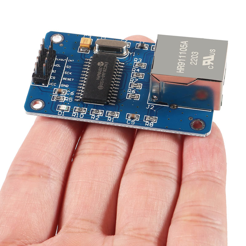 5pcs ENC28J60 ENC28J60-I/SO HR911105A Ethernet LAN Network Module SPI Interface 3.3V for Arduino AVR PIC LPC STM32