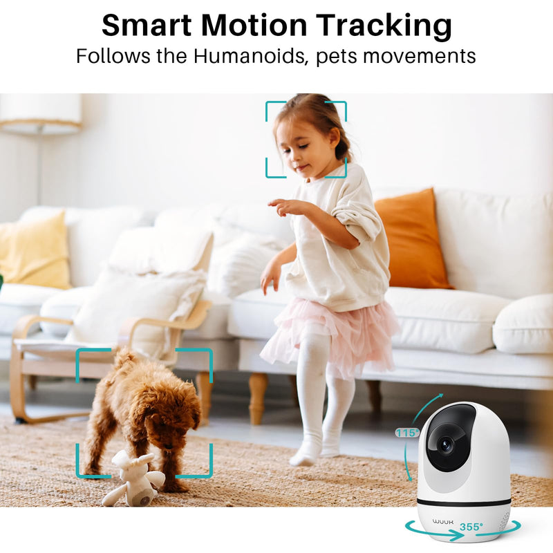 WUUK Magnetic Security Camera and Pan Tilt Camera Bundle