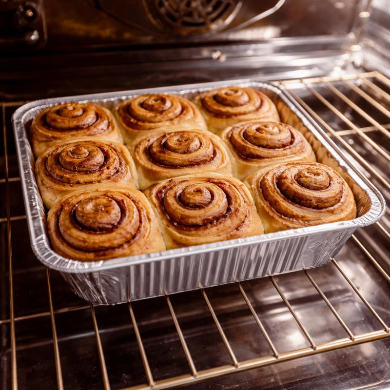 Matana 25 Pack 9x9 Aluminum Pans with Lids, Disposable Aluminum Trays - 9" Inch Square Foil Cake Baking Pans & Food Containers with Lids 9x9 with Lid (25 Pans)